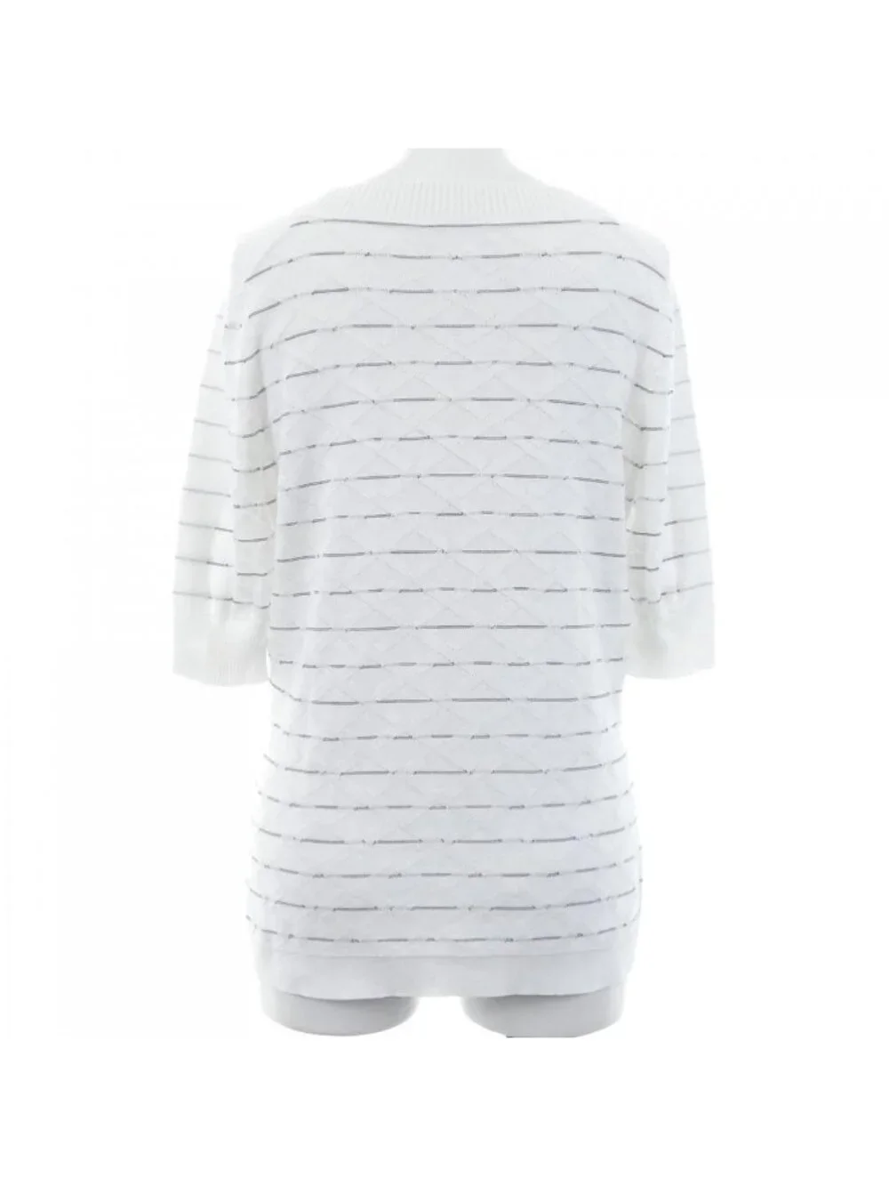 Chanel Knit Sweater White